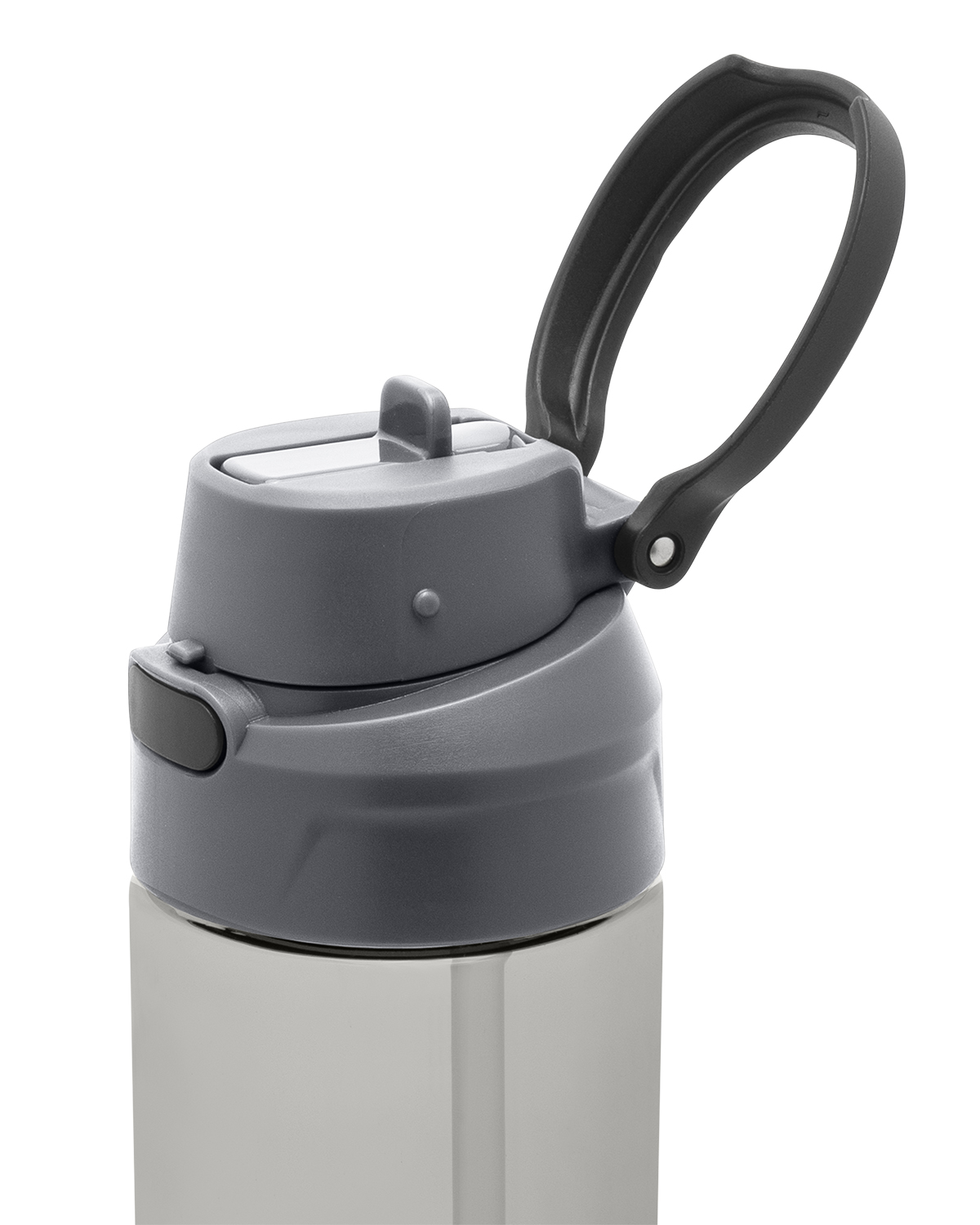 Picture of 28 oz. Iris Recycled PET Flip Straw Bottle.