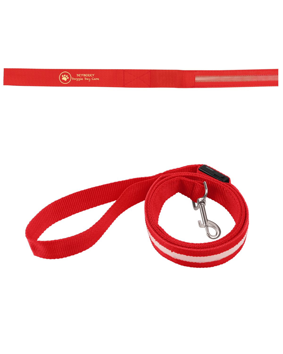 Picture of Rechargeable LED Light-Up Dog Leash.