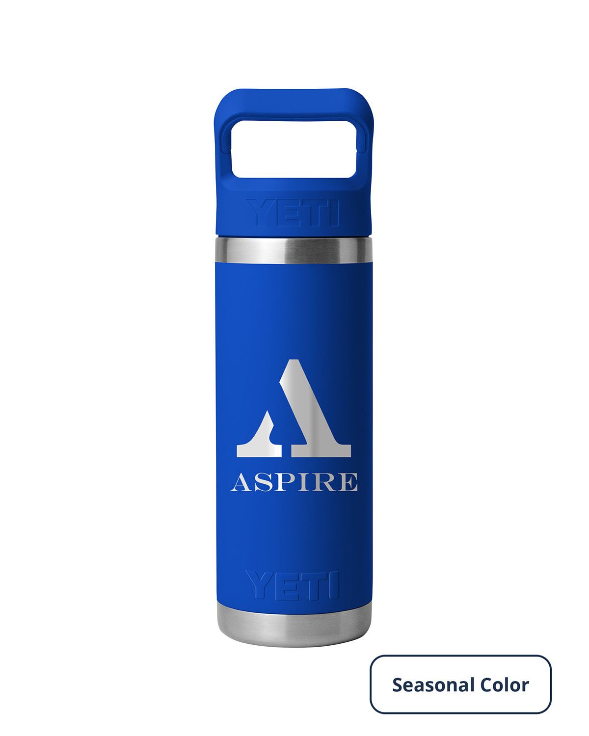 Picture of Rambler? 18 oz. Water Bottle with Color-Matched Straw Cap.