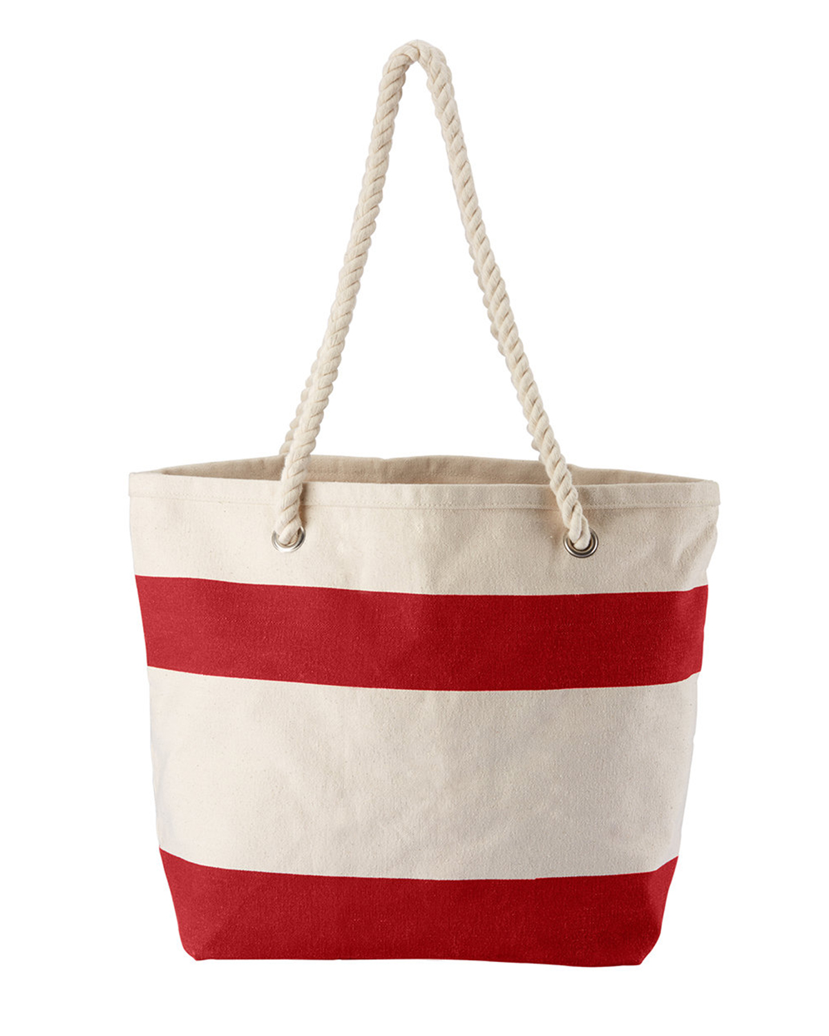 Picture of Cotton Resort Tote Bag with Rope Handle.
