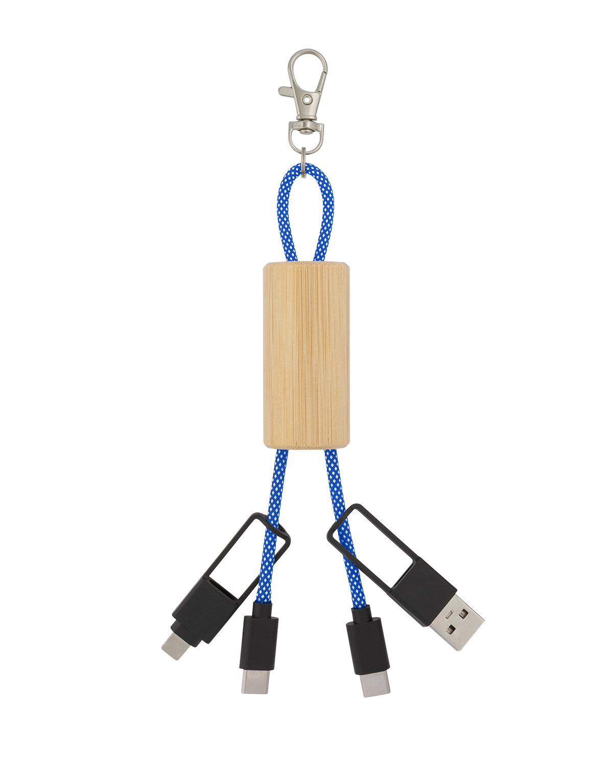 Picture of Bamboo Concealer Cable Key Tag.