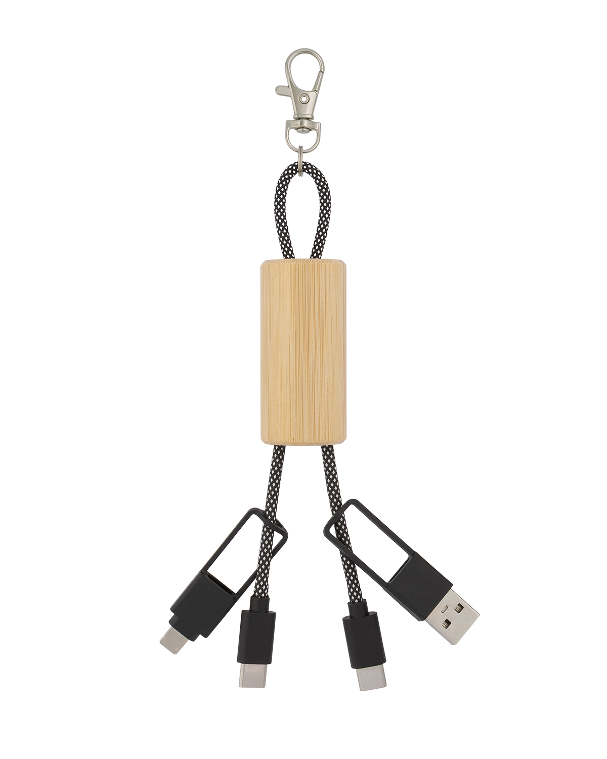 Picture of Bamboo Concealer Cable Key Tag.