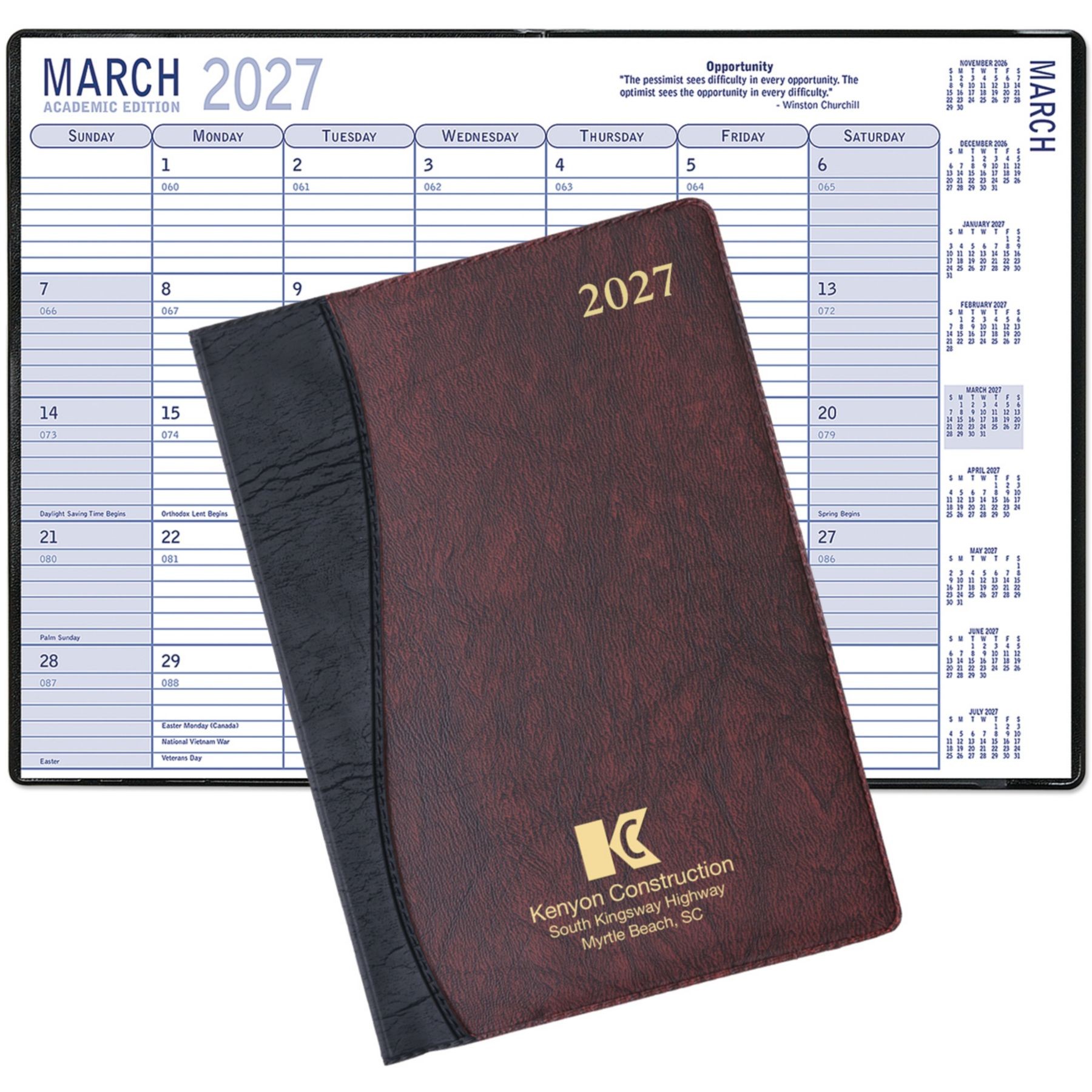 Picture of Amherst 7x10 Academic Monthly