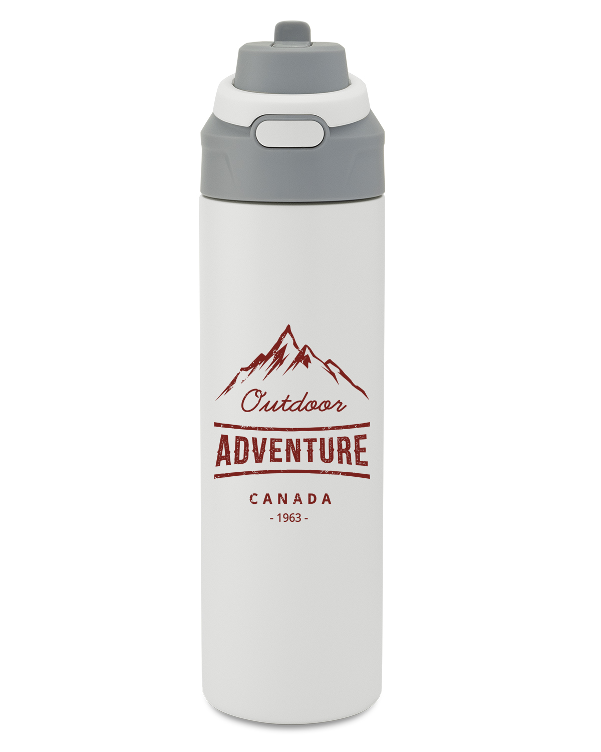 Picture of 24 oz. Dahlia Recycled Stainless Steel Vacuum Tumbler with Flip Straw.