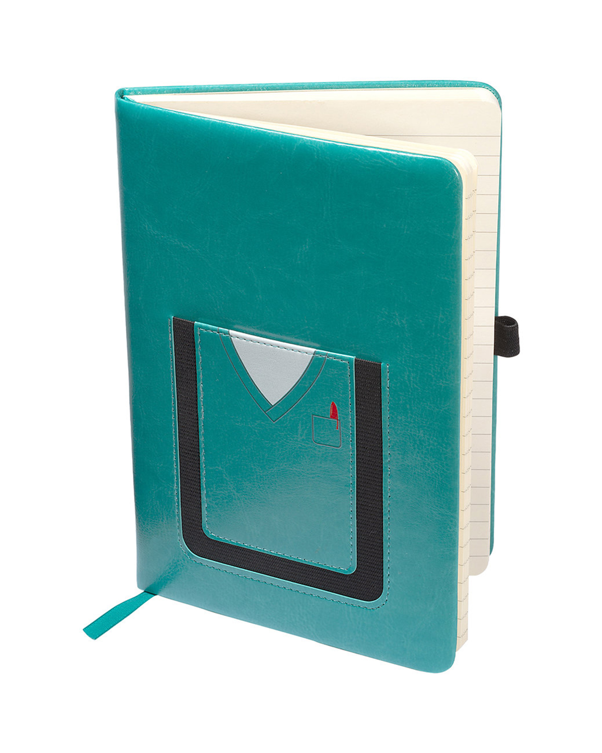 Picture of Medical Theme Journal Notebook With Cell Phone Pocket 5.8" x 8.3".