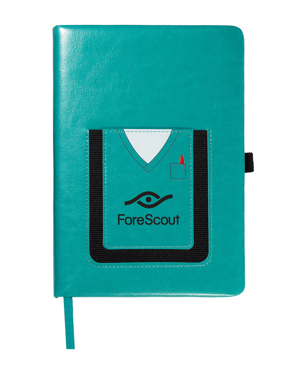 Picture of Medical Theme Journal Notebook With Cell Phone Pocket 5.8" x 8.3".