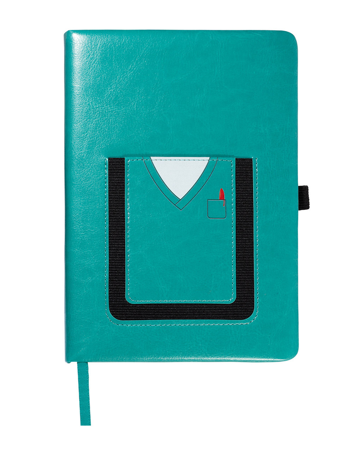 Picture of Medical Theme Journal Notebook With Cell Phone Pocket 5.8" x 8.3".