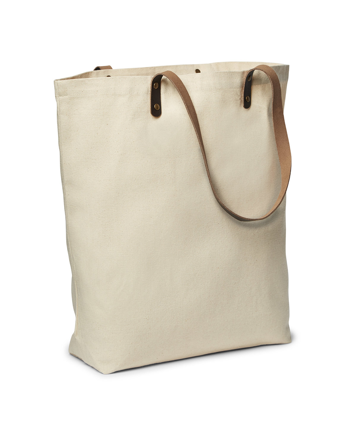 Picture of Urban Cotton Tote Bag with Leather Handles.