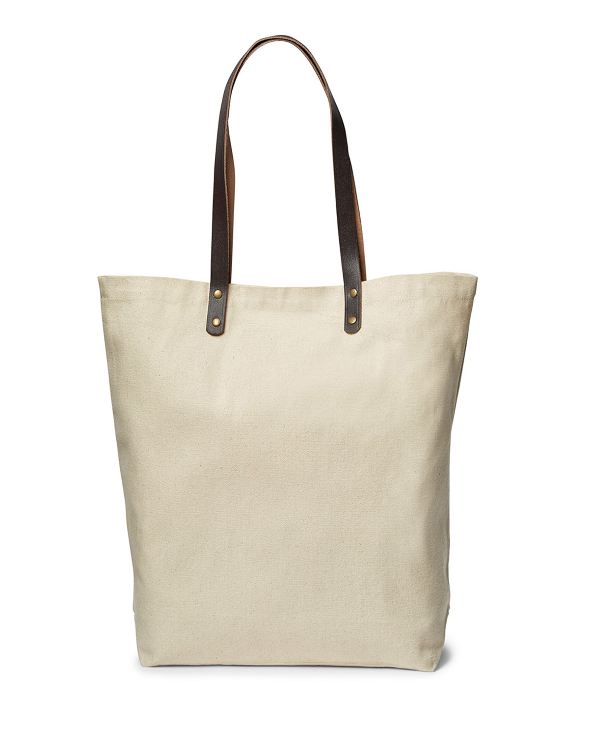Picture of Urban Cotton Tote Bag with Leather Handles.