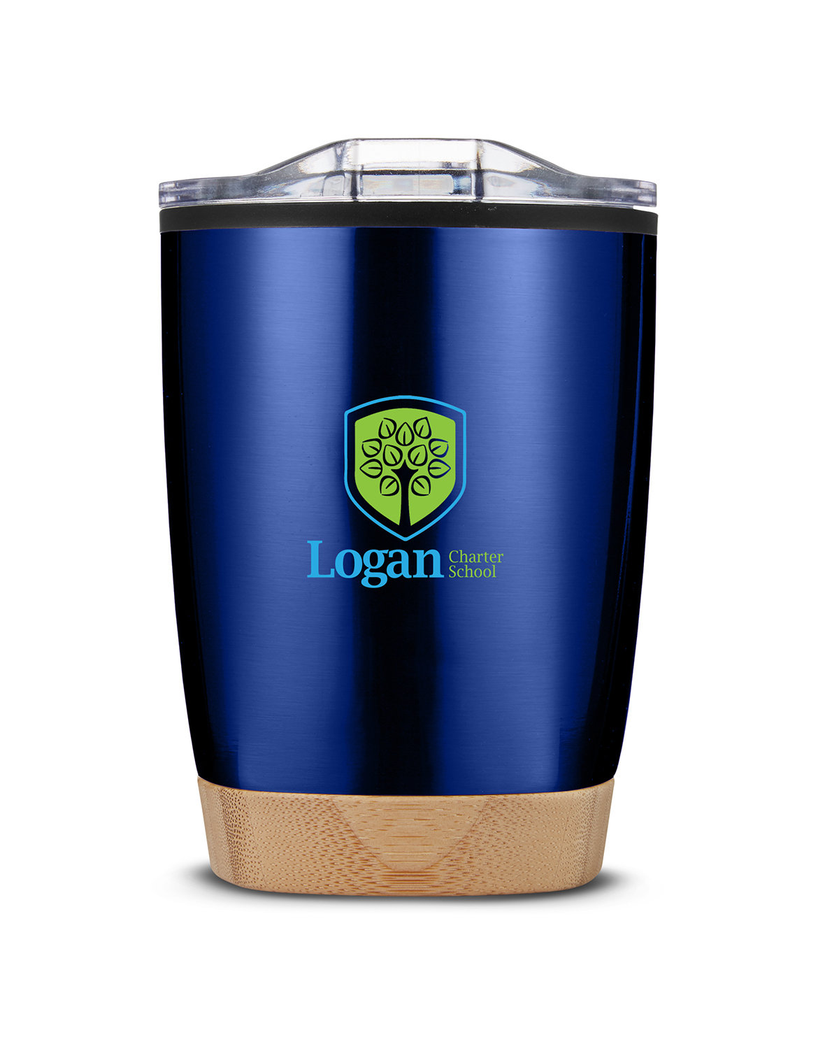 Picture of 12 oz. Symmetry Tumbler With Bamboo Base.