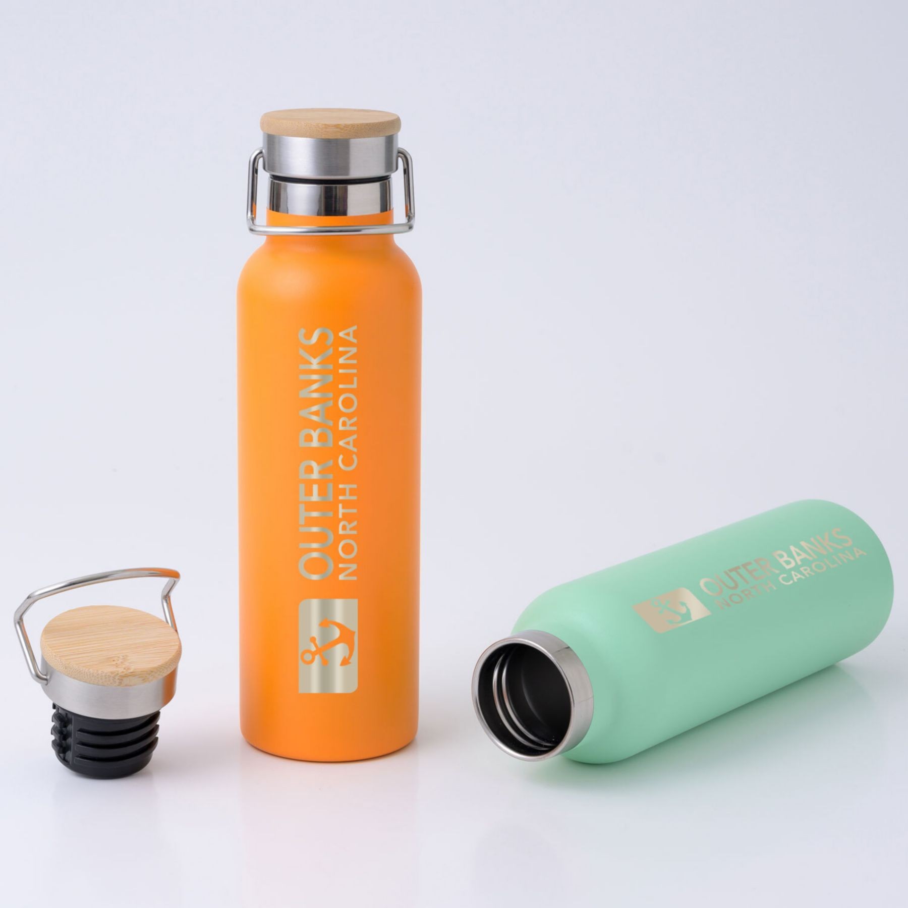 Picture of Saratoga Spirit Brite Stainless Water Bottle 20 Oz
