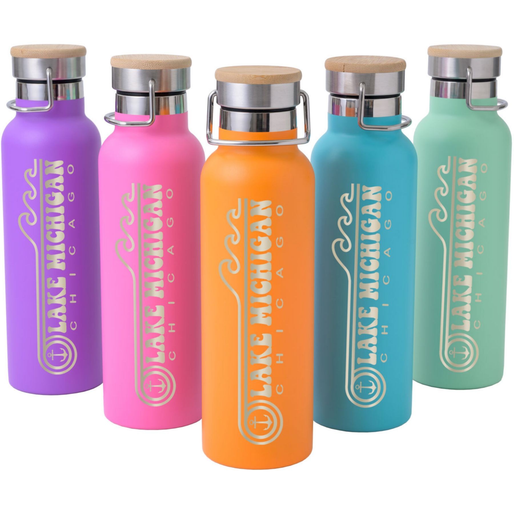 Picture of Saratoga Spirit Brite Stainless Water Bottle 20 Oz