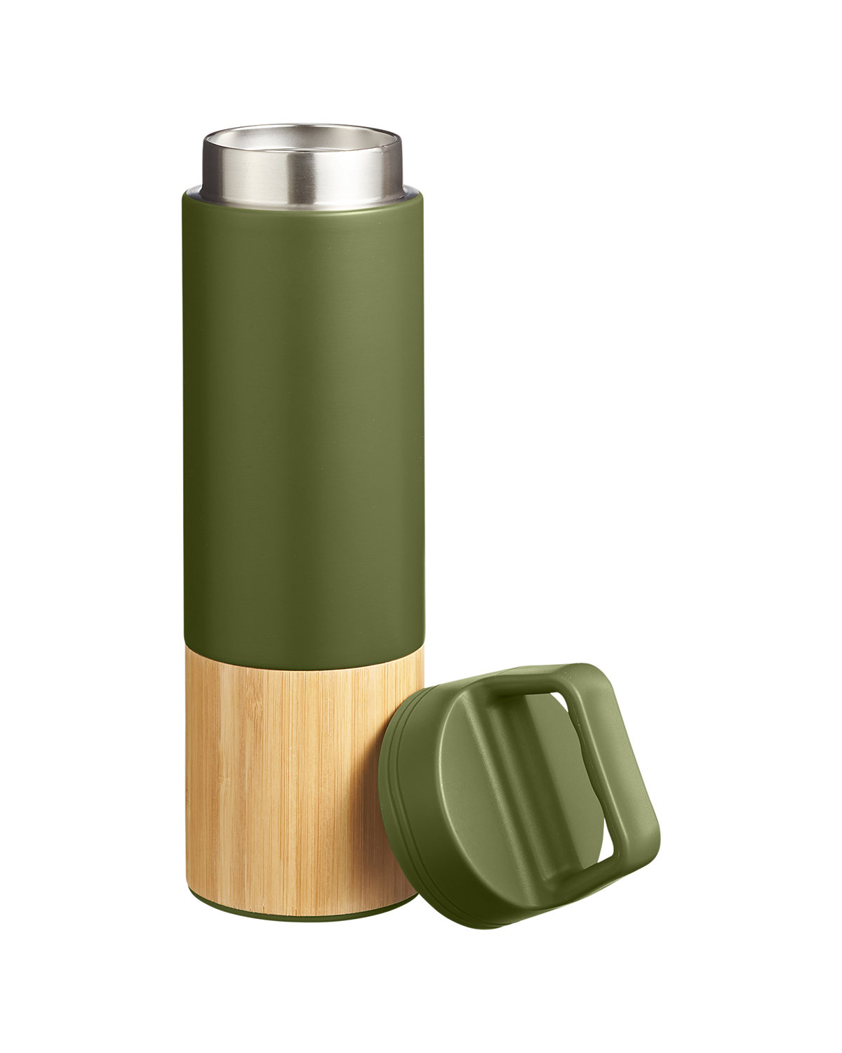 Picture of 20 oz. Tao Bamboo Vacuum Insulated Stainless Steel Bottle.