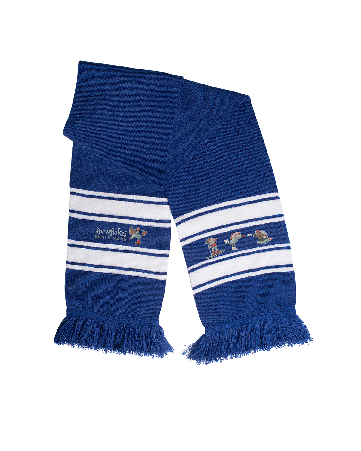 Picture of Stripe Knit Scarf.