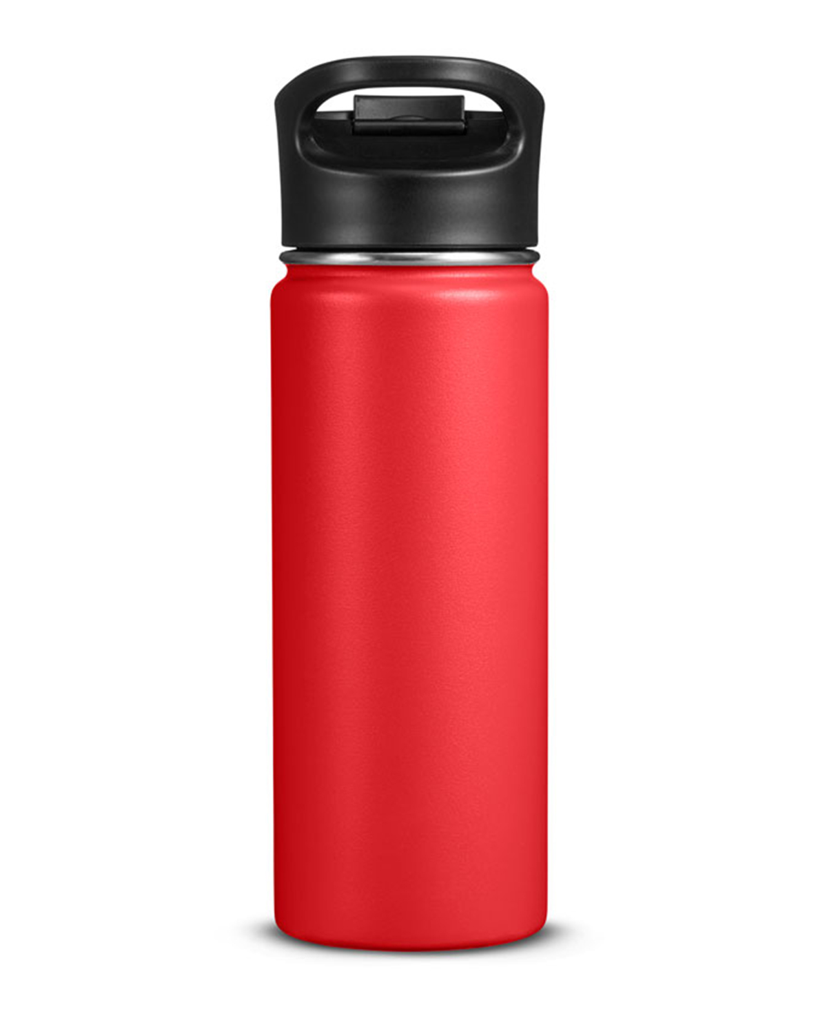 Picture of 18 oz. Double-Wall Vacuum Bottle With Sip-Thru Top.