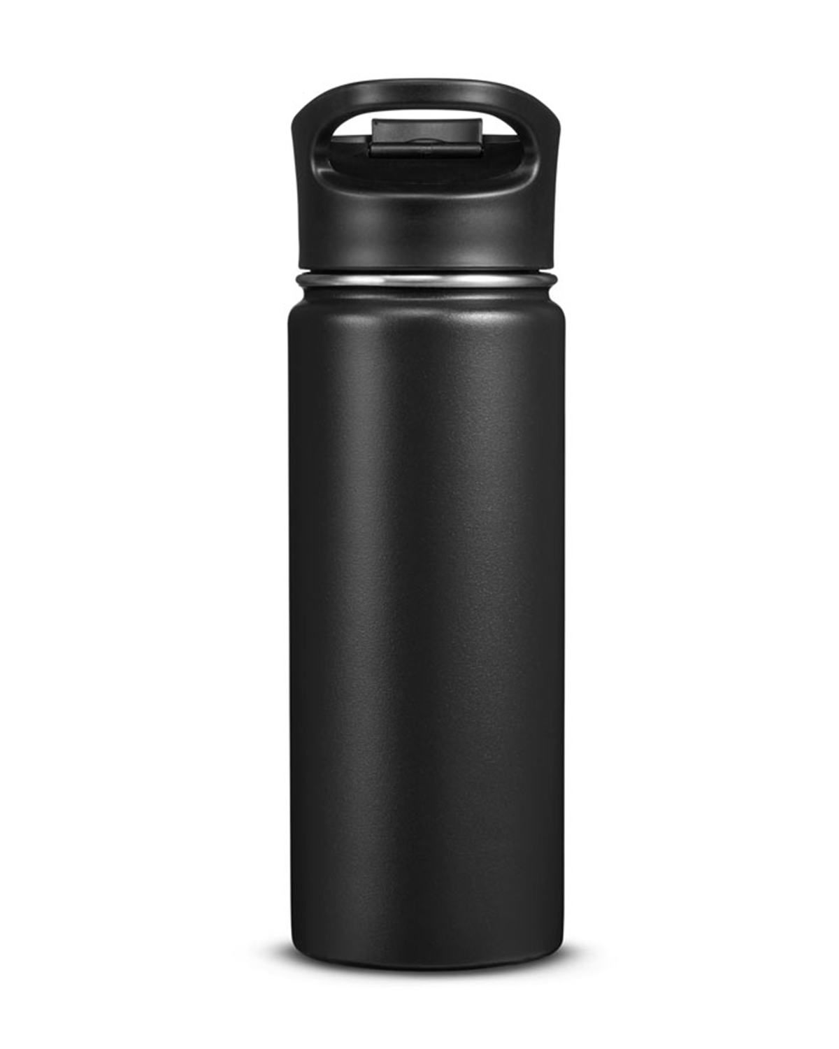 Picture of 18 oz. Double-Wall Vacuum Bottle With Sip-Thru Top.