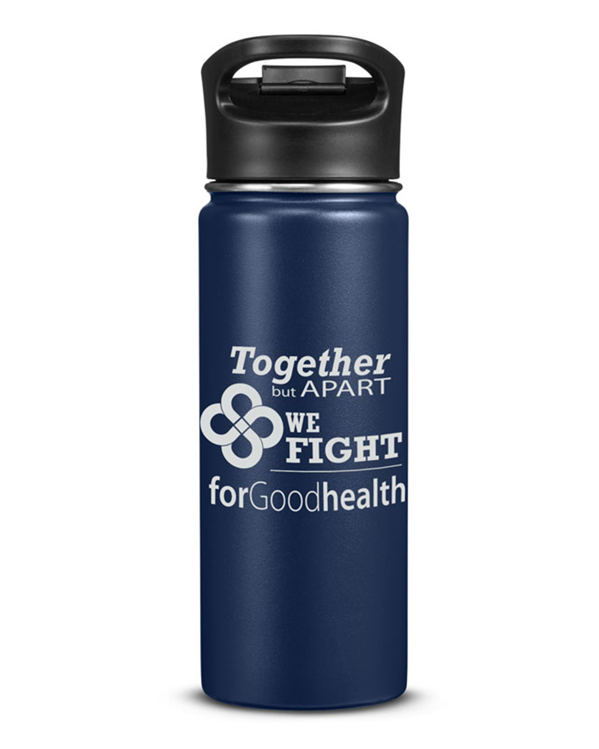 Picture of 18 oz. Double-Wall Vacuum Bottle With Sip-Thru Top.