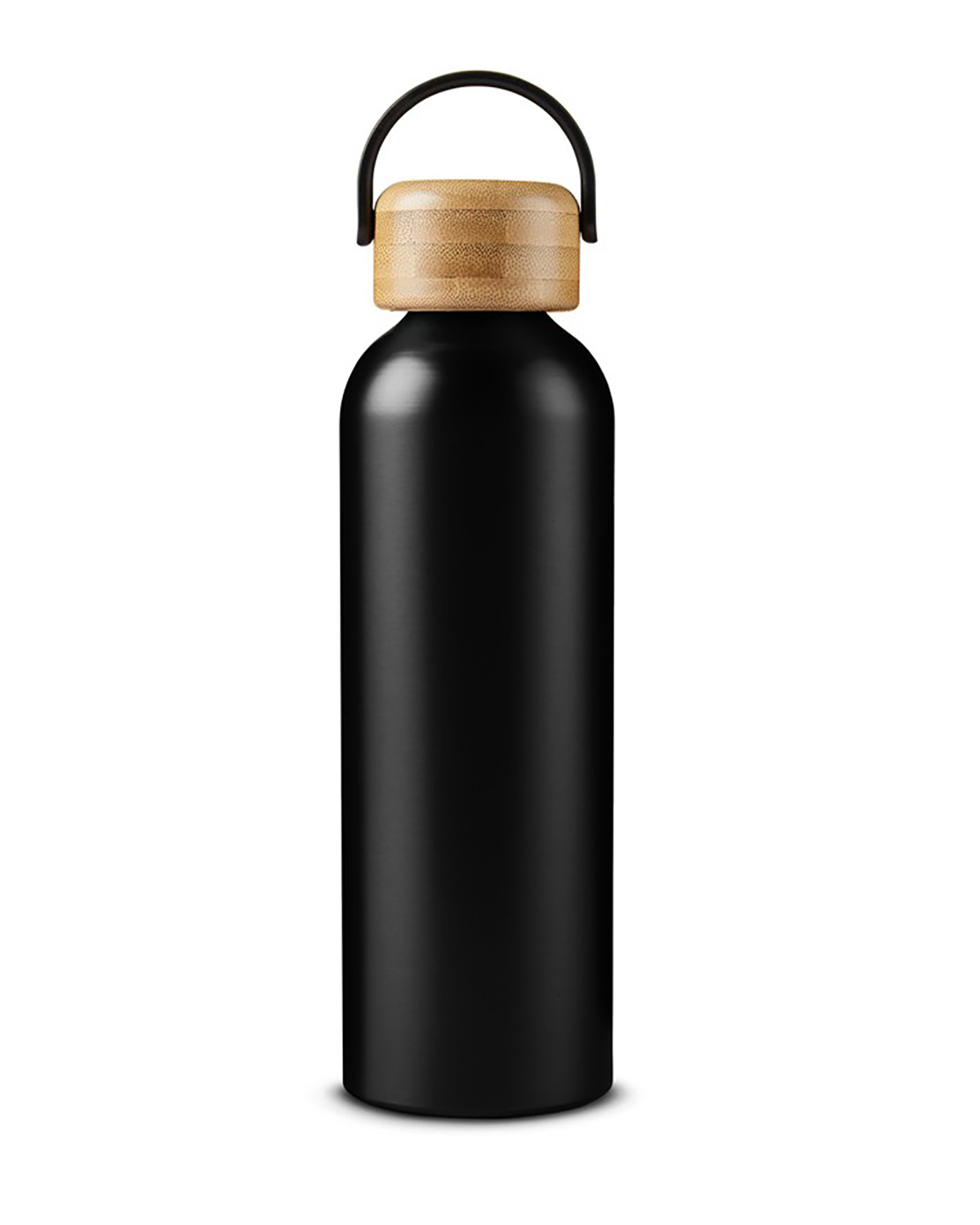 Picture of 24 oz. Vigor Aluminum Bottle With Bamboo Lid.