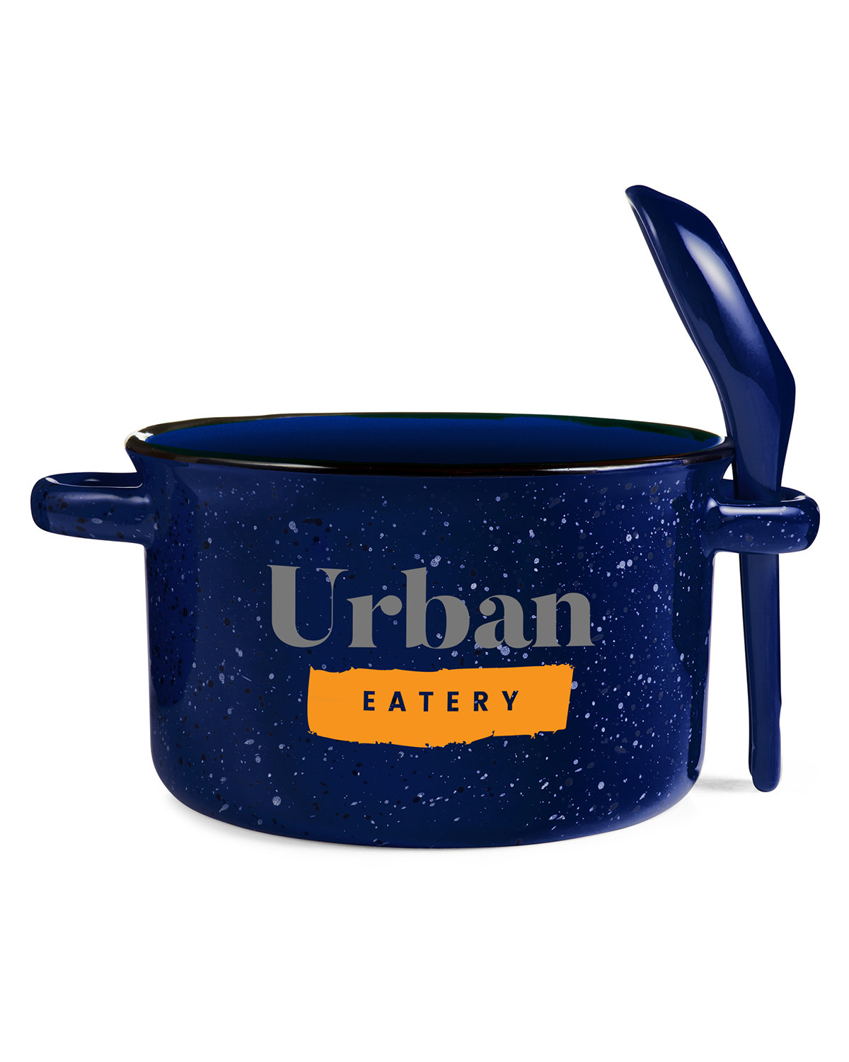 Picture of Campfire 20 oz. Ceramic Soup Bowl With Spoon.