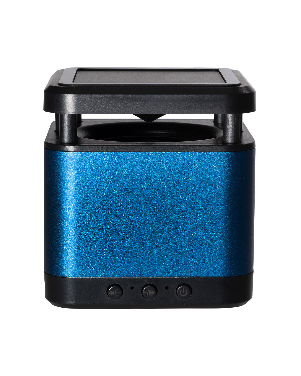 Picture of Cube Wireless Speaker and Charger.