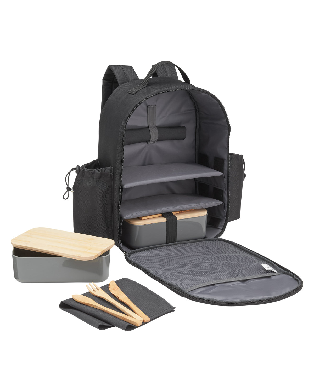 Picture of Eco Friendly Bento Picnic Set Backpack.