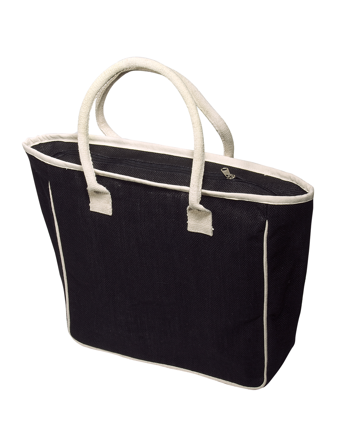 Picture of Seville Jute & Canvas Tote Bag.