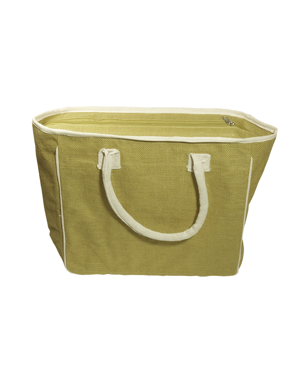 Picture of Seville Jute & Canvas Tote Bag.