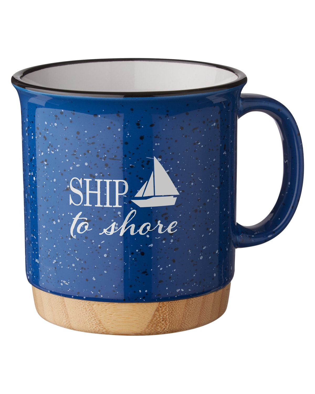 Picture of 15 oz. Campfire Mug With Bamboo Base.
