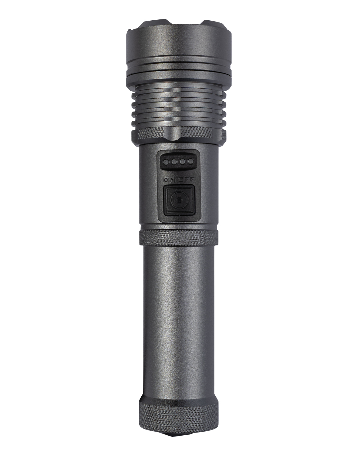 Picture of Ozzy Rechargeable Recycled Aluminum Flashlight.