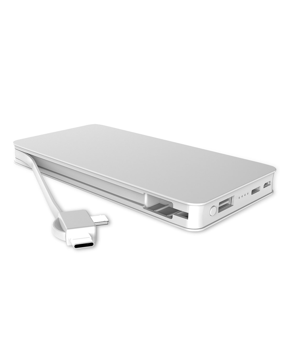 Picture of Trio Power Bank Wireless Charging Pad with 3-in-1 Cable.