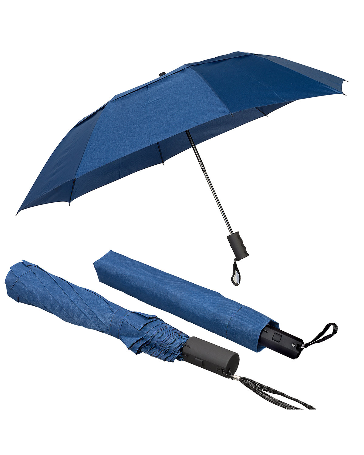 Picture of 44" Arc Vented Auto Open Folding Umbrella.