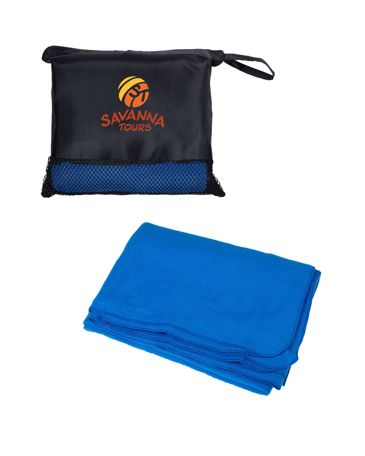 Picture of Travel Blanket In Pouch.