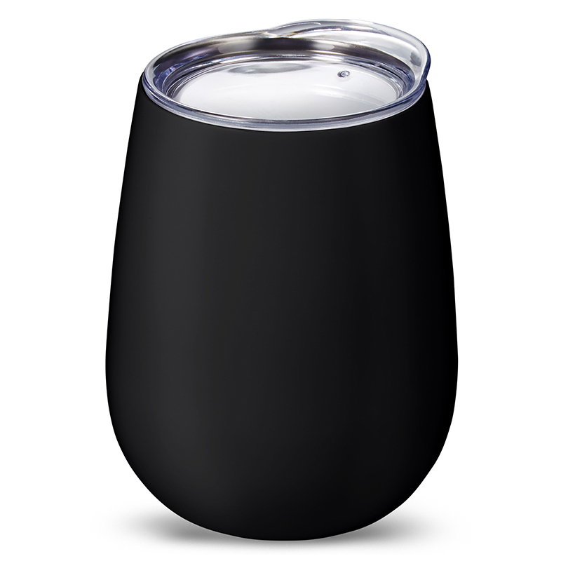 Picture of 10 oz. Stemless Insulated Wine Tumbler With Lid.