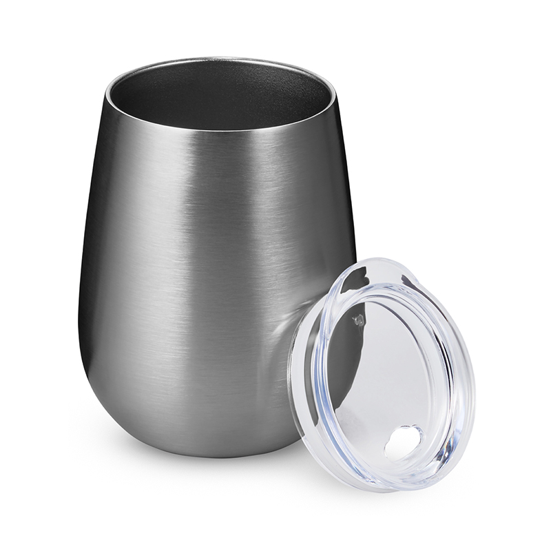 Picture of 10 oz. Stemless Insulated Wine Tumbler With Lid.