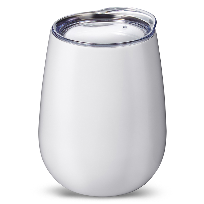 Picture of 10 oz. Stemless Insulated Wine Tumbler With Lid.