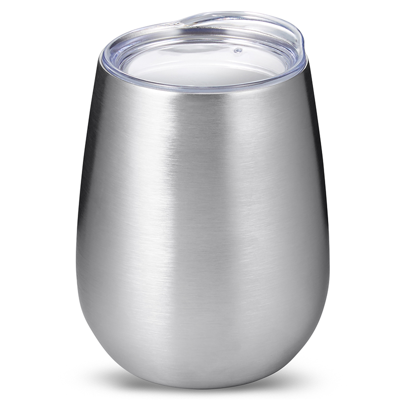 Picture of 10 oz. Stemless Insulated Wine Tumbler With Lid.