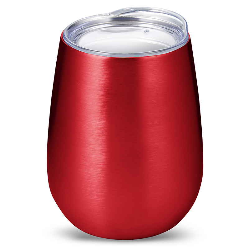 Picture of 10 oz. Stemless Insulated Wine Tumbler With Lid.