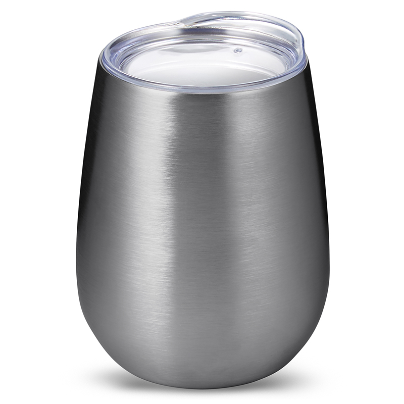 Picture of 10 oz. Stemless Insulated Wine Tumbler With Lid.