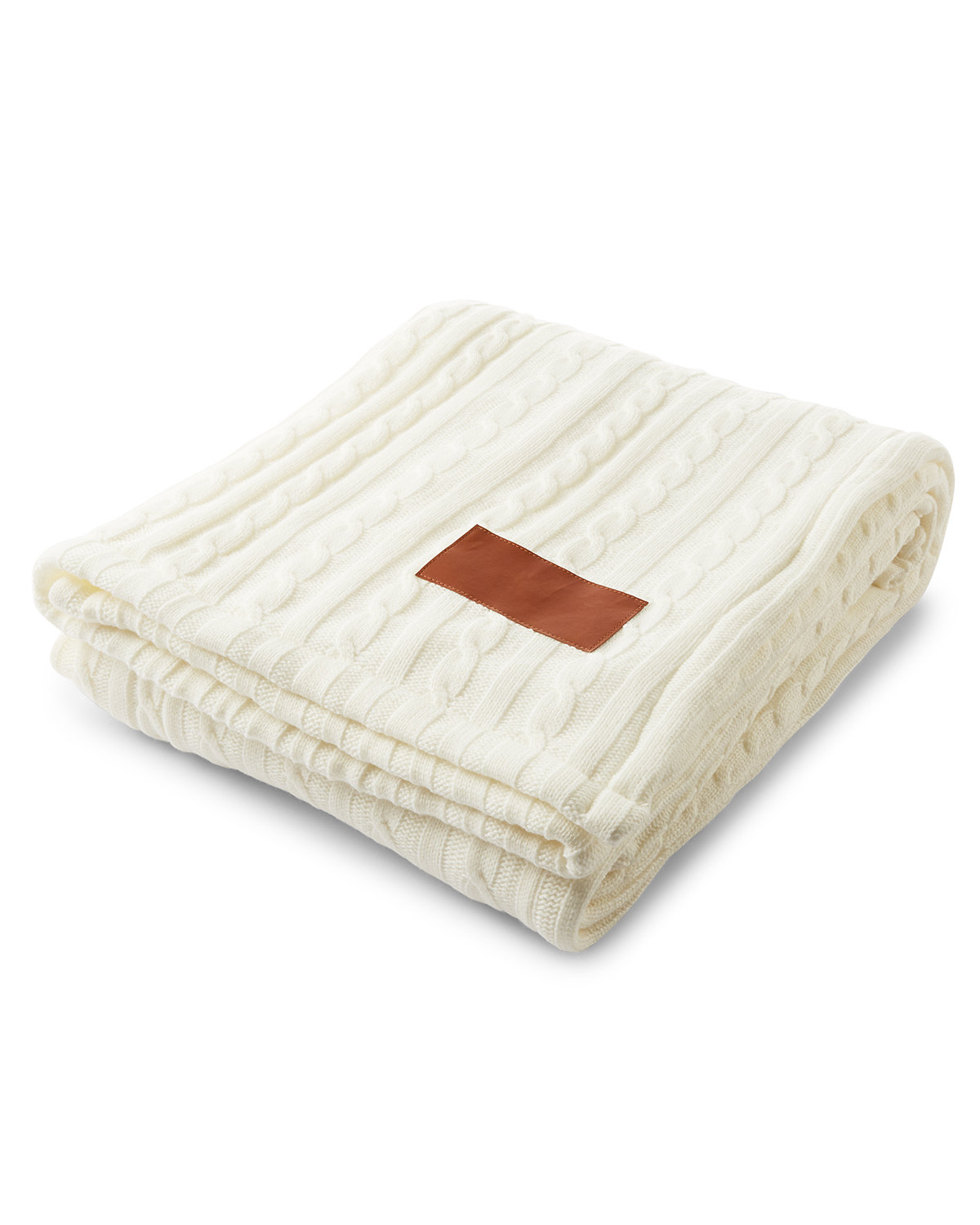 Picture of Cable Knit Sherpa Throw.