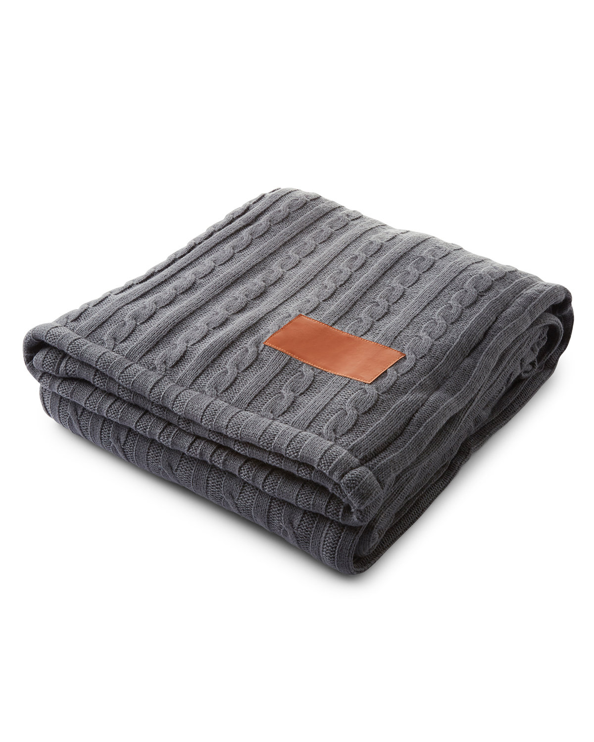 Picture of Cable Knit Sherpa Throw.