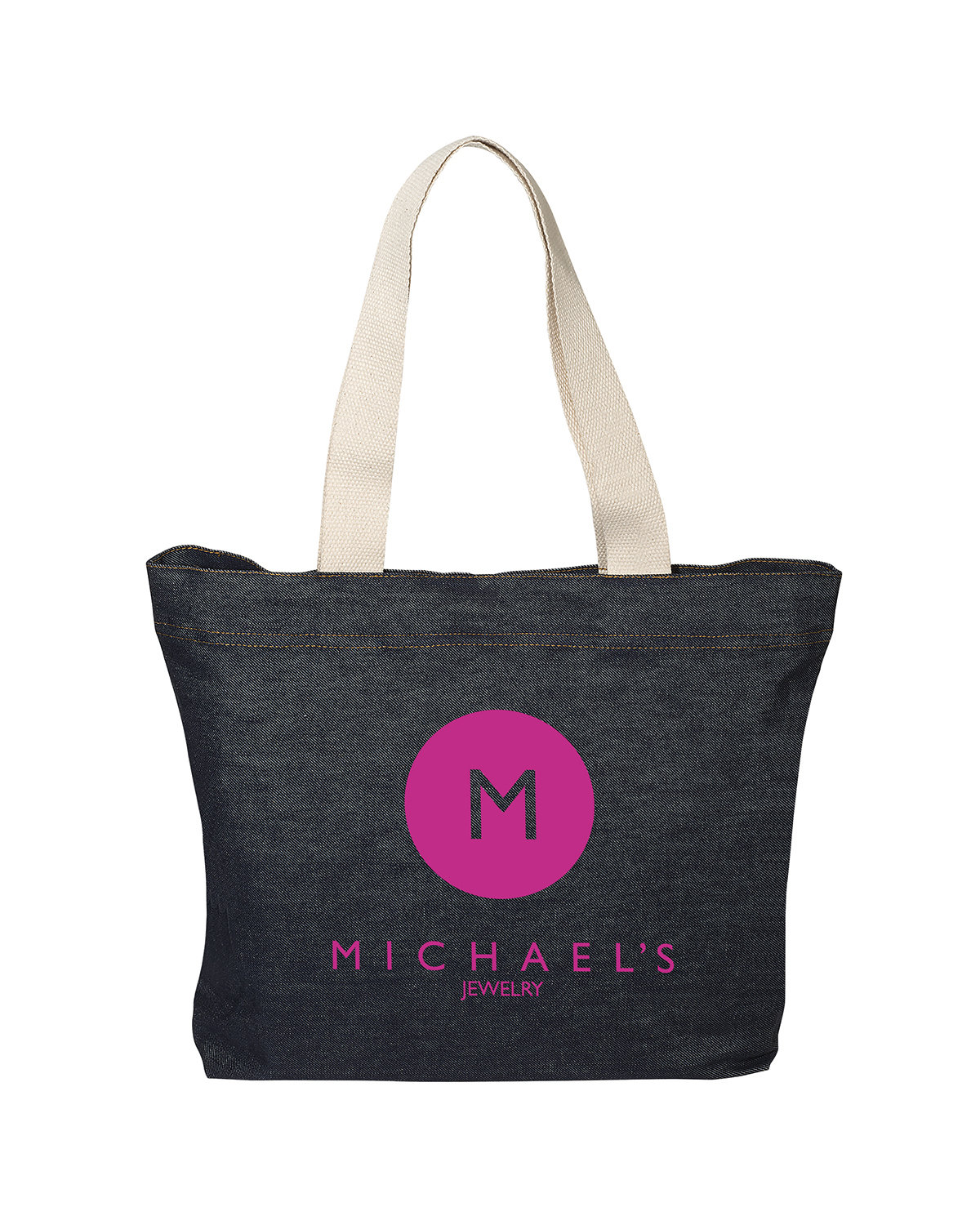 Picture of Denim Tote Bag.