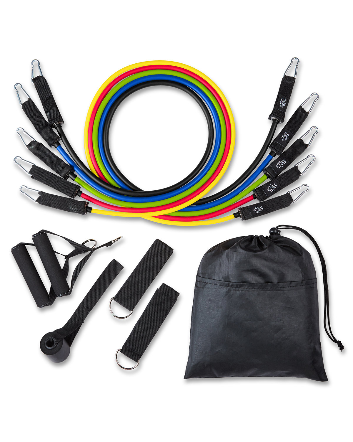 Picture of b.active Ultimate Resistance Band Fitness Set.