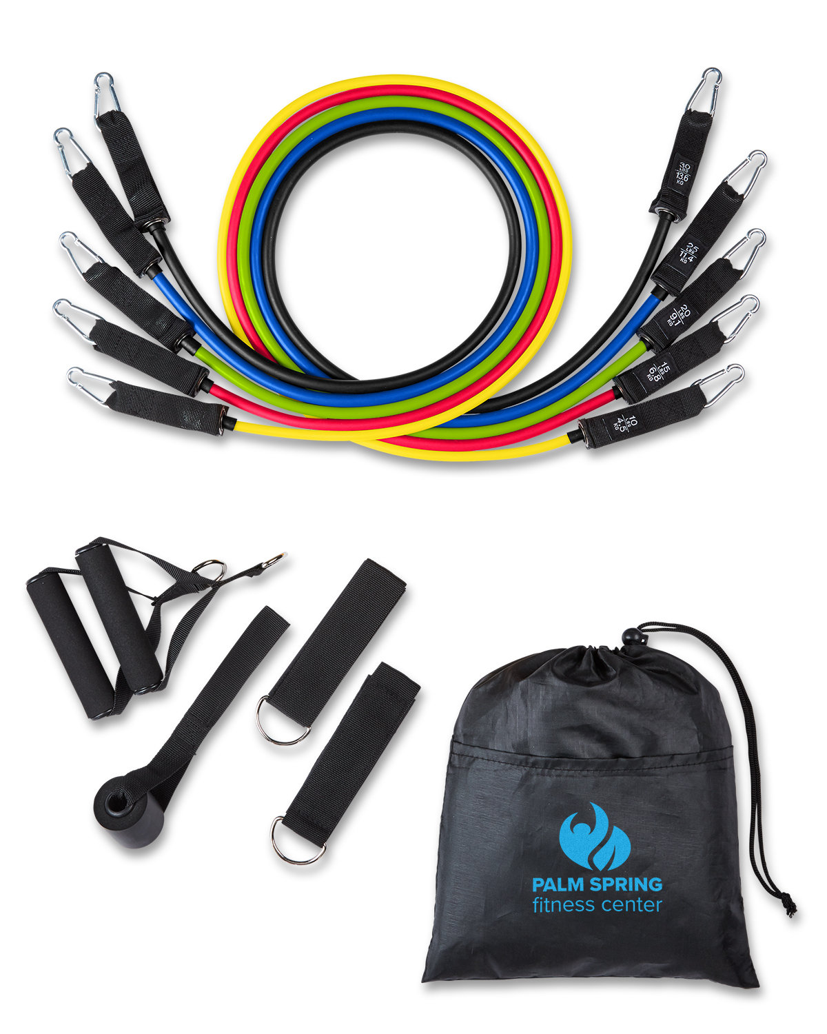 Picture of b.active Ultimate Resistance Band Fitness Set.