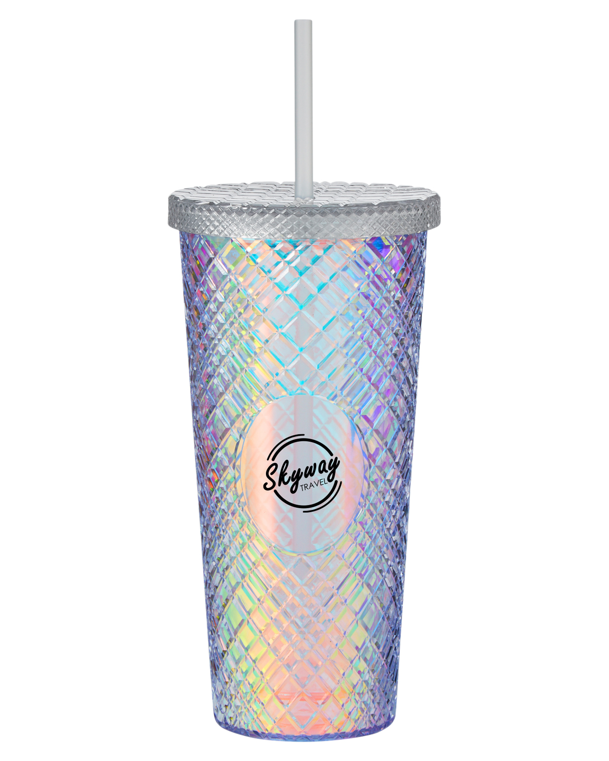 Picture of 22 oz. Sparkle Straw Tumbler.