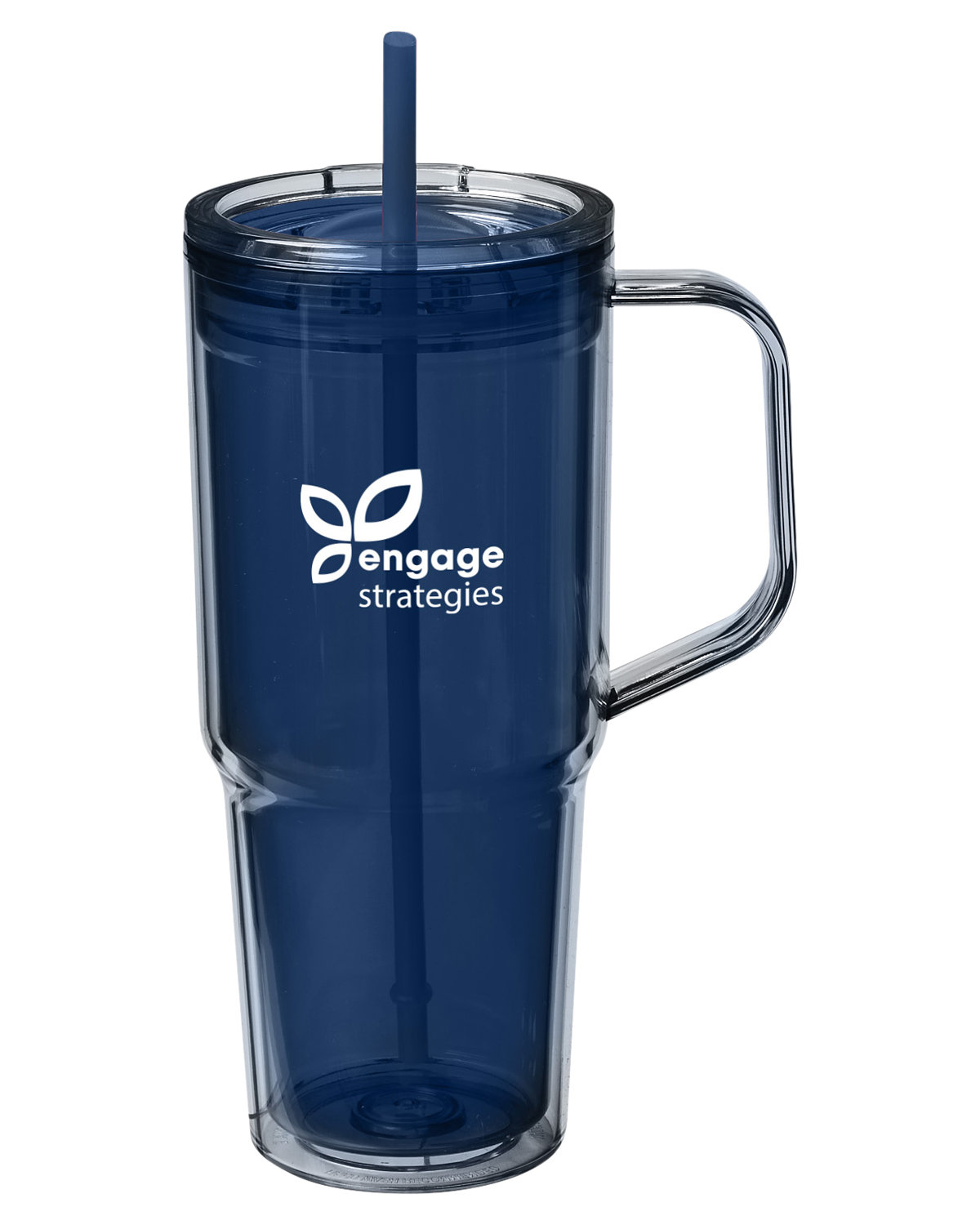 Picture of Hampton 32 oz. Recycled AS Double Wall Tumbler With Handle.
