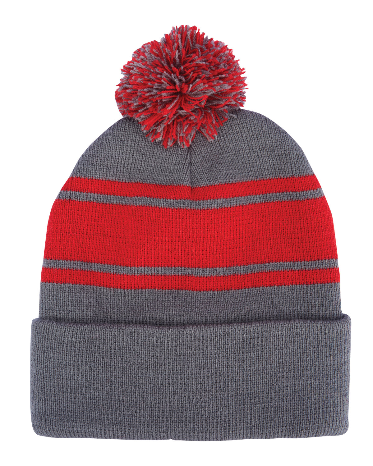 Picture of Knit Beanie With Pom Pom.