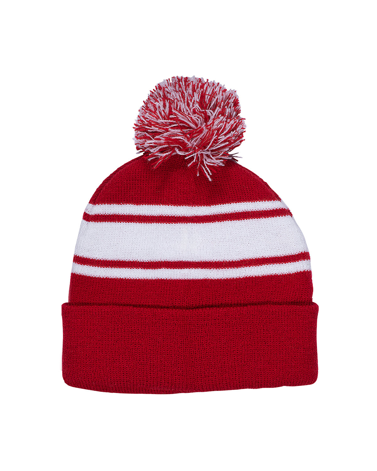 Picture of Knit Beanie With Pom Pom.