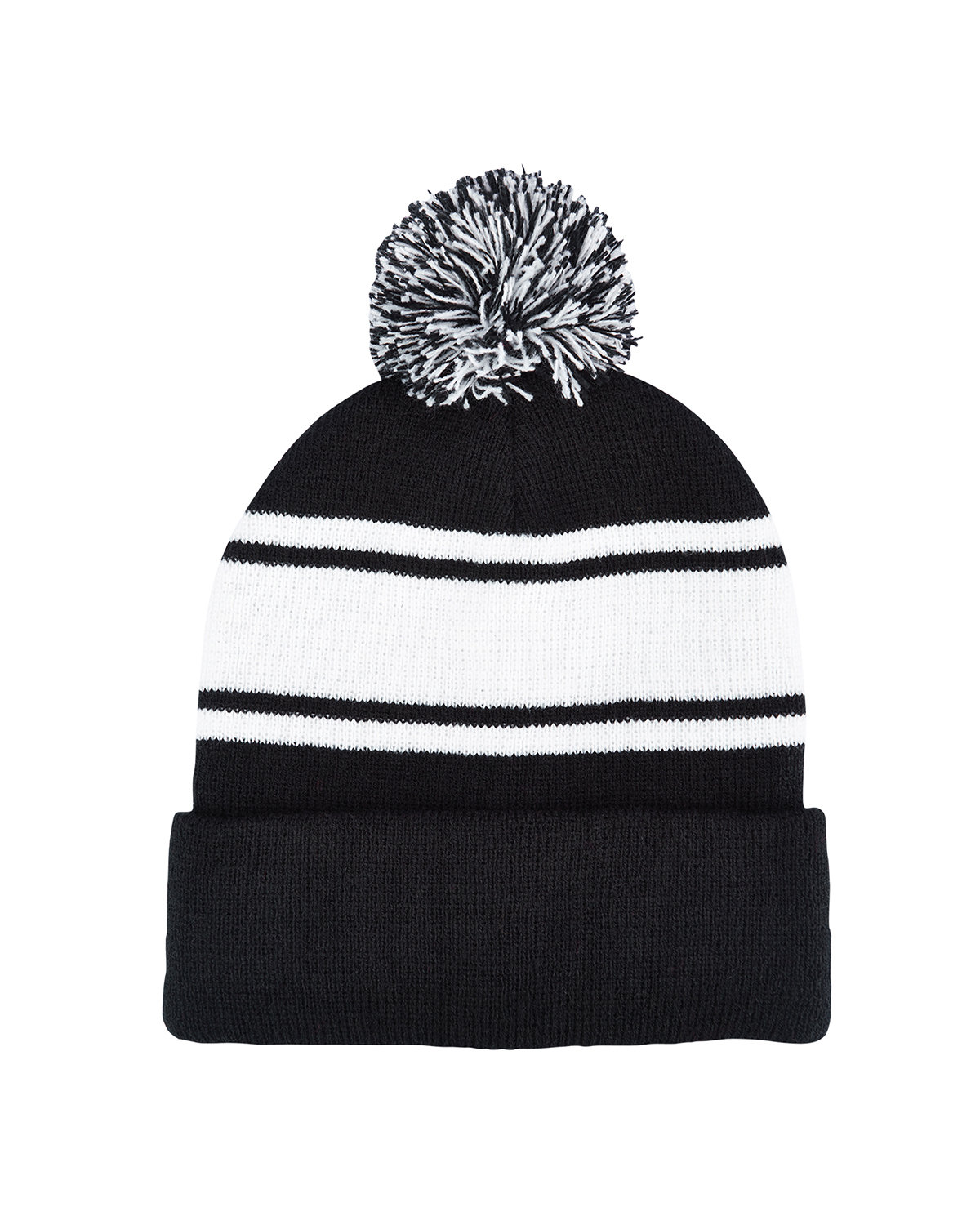Picture of Knit Beanie With Pom Pom.