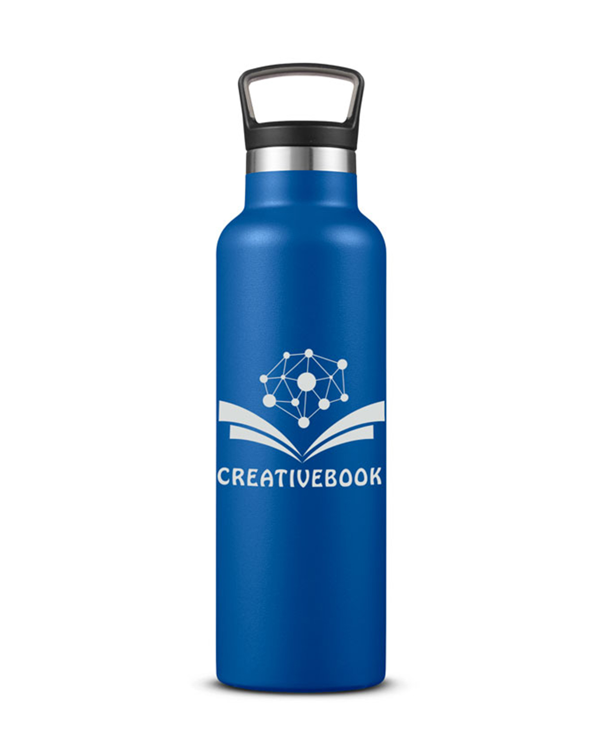 Picture of 21 oz. Double-Wall Vacuum Bottle With Loop Top.