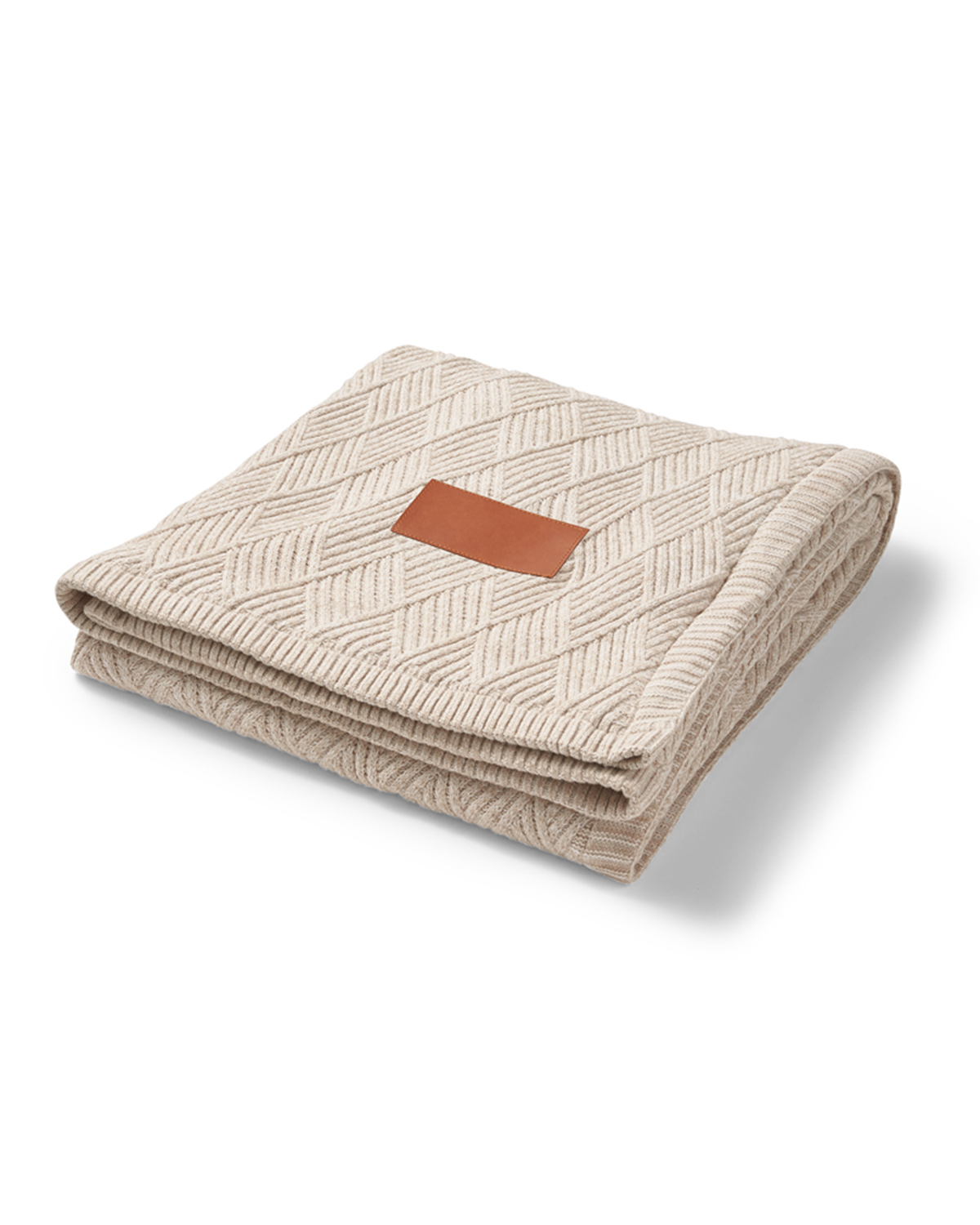 Picture of Trellis Knit Blanket.
